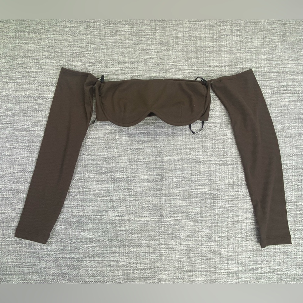 Princess Polly Brown Top Sz 4